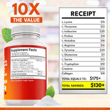 NEW AGE L-Lysine supplement side view