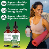 NEW AGE Lemon Balm Drops packaging side view