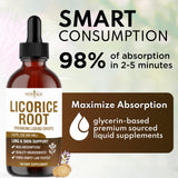 NEW AGE Licorice Root Drops liquid inside dropper