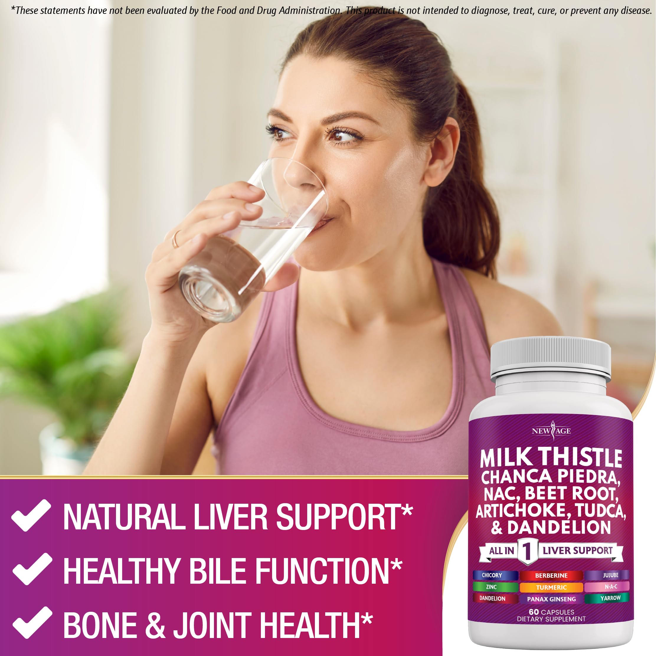 NEW AGE Liver Support Supplement ingredients list