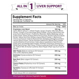 NEW AGE Liver Support Supplement side view of bottle