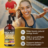 NEW AGE Maca Root and Stinging Nettle Drops dropper close-up