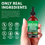 NEW AGE Moringa Supplement Drops bottle with dropper