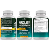 NEW AGE Noni 11-in-1 Zeolite Capsules and ingredients display