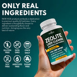 NEW AGE Noni 11-in-1 Zeolite Capsules opened bottle
