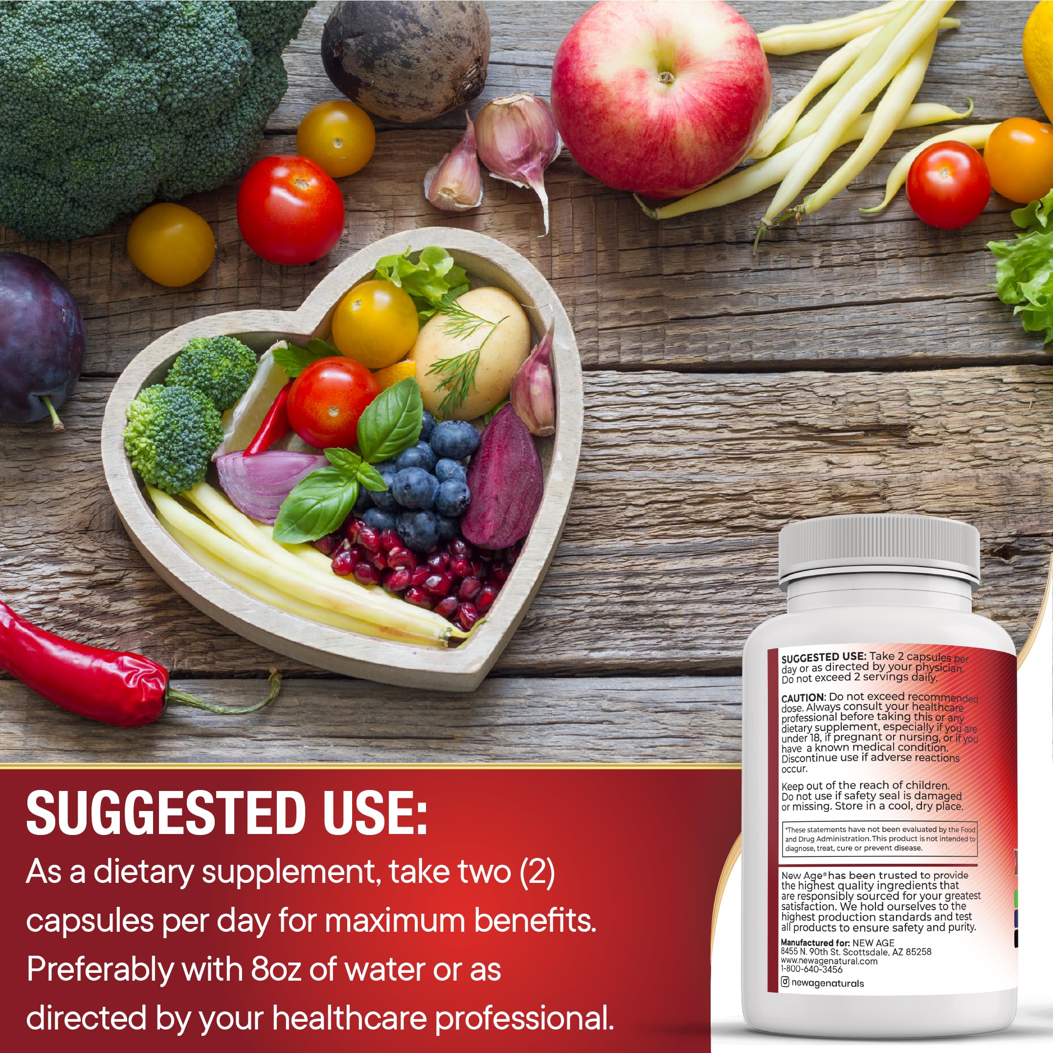 NEW AGE Omega 3-6-9 Supplement with CoQ10 ingredients list