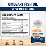 NEW AGE Omega 3 Fish Oil Complex 3700mg softgel close-up