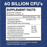 NEW AGE Probiotics 60 Billion CFU capsules on a wooden table