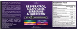 NEW AGE Resveratrol with Berberine Supplement back view