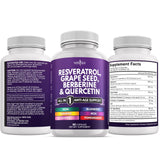 NEW AGE Resveratrol with Berberine Supplement nutritional information