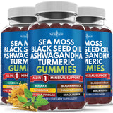 NEW AGE Sea Moss Gummies 10-in-1 Supplement front view