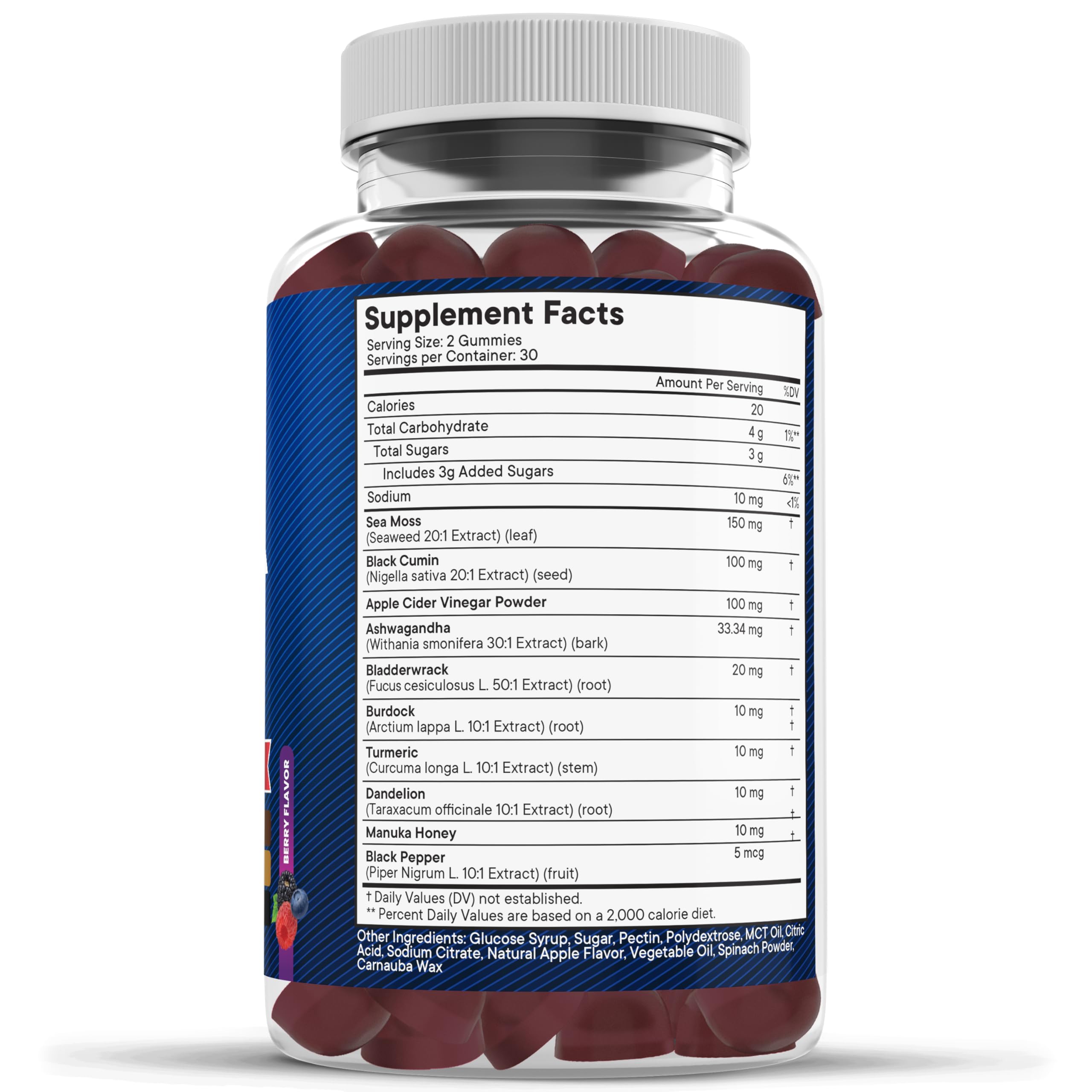 NEW AGE Sea Moss Gummies in a hand