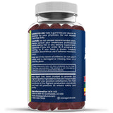 NEW AGE Sea Moss Gummies with a glass of water