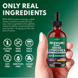 NEW AGE Selenium + Adaptogen Drops 142g lifestyle shot
