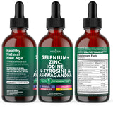 NEW AGE Selenium + Adaptogen Drops 142g with measuring dropper