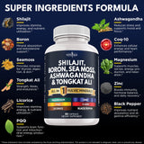 NEW AGE Shilajit Supplement side view showing label