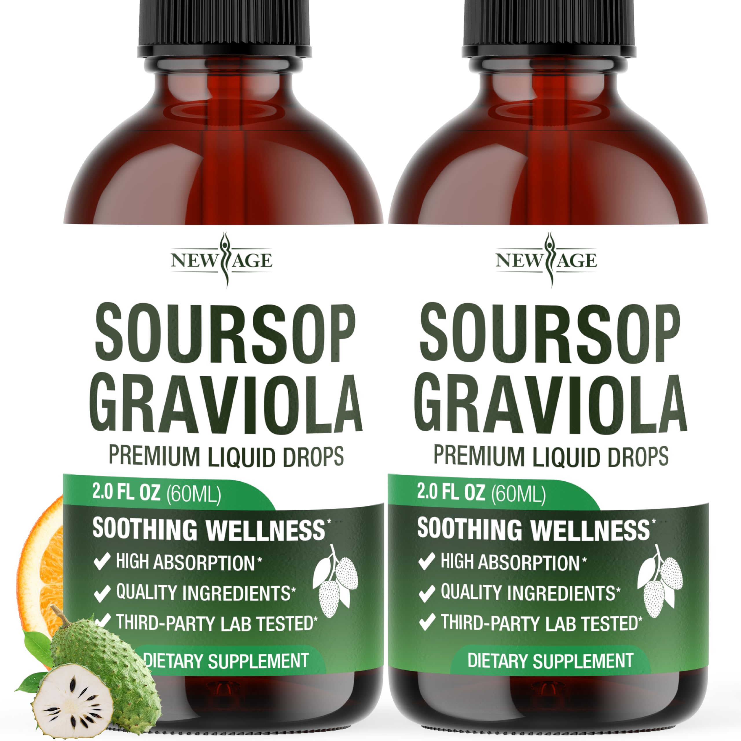 NEW AGE Soursop Drops 113g front view