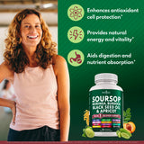 NEW AGE Soursop Supplement Superfood 60 Capsules packaging