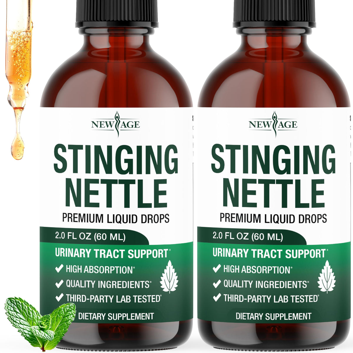 NEW AGE Stinging Nettle Root Tincture front view 113g