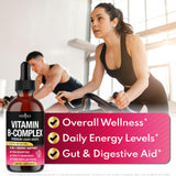 NEW AGE Sublingual B Complex Drops 2 oz side view