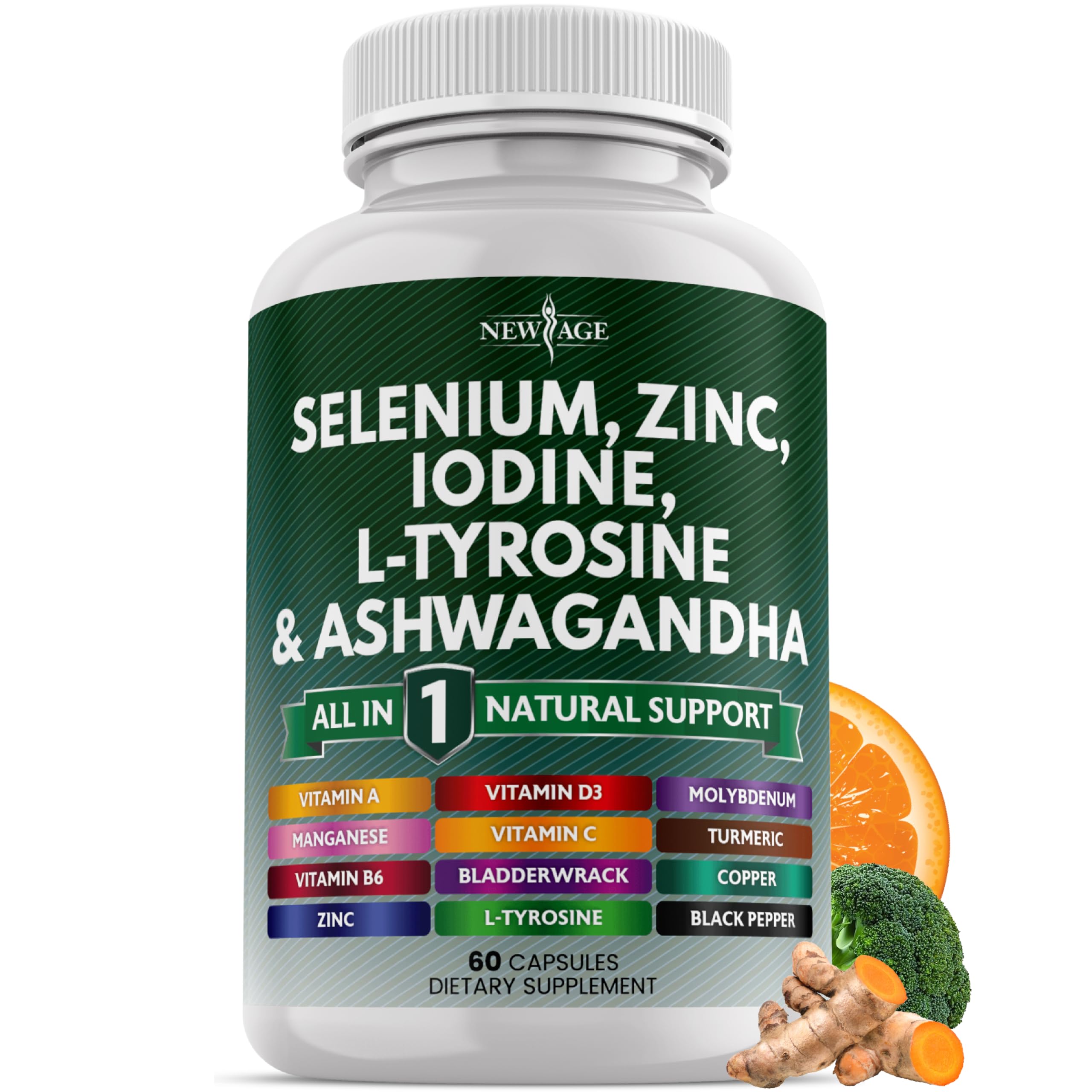 NEW AGE Thyroid Complex supplement front view