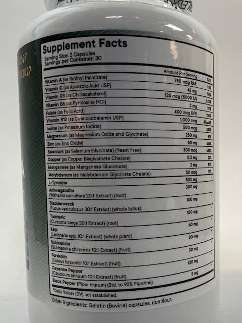 NEW AGE Thyroid Complex supplement packaging
