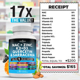 NEW AGE Triphala NAC Supplement Capsules packaging details