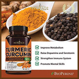 NEW AGE Turmeric Curcumin 1500mg capsules packaging details