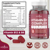 NEW AGE Vitamin B+ Gummies packaging side view