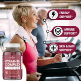 NEW AGE Vitamin B+ Gummies with ingredients list