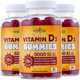 NEW AGE Vitamin D3 Gummies 5000 IU front view