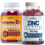 NEW AGE Vitamin D3 Gummies 5000 IU front view