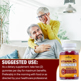 NEW AGE Vitamin D3 Gummies 5000 IU side view