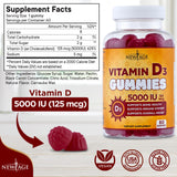 NEW AGE Vitamin D3 Gummies close-up of gummies