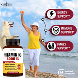NEW AGE Vitamin D3 Gummies displayed with ingredients