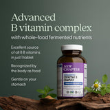 New Chapter Advanced B Complex 5000% Daily Value supplement back view