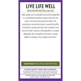 New Chapter Ashwagandha Force capsules with a measuring spoon