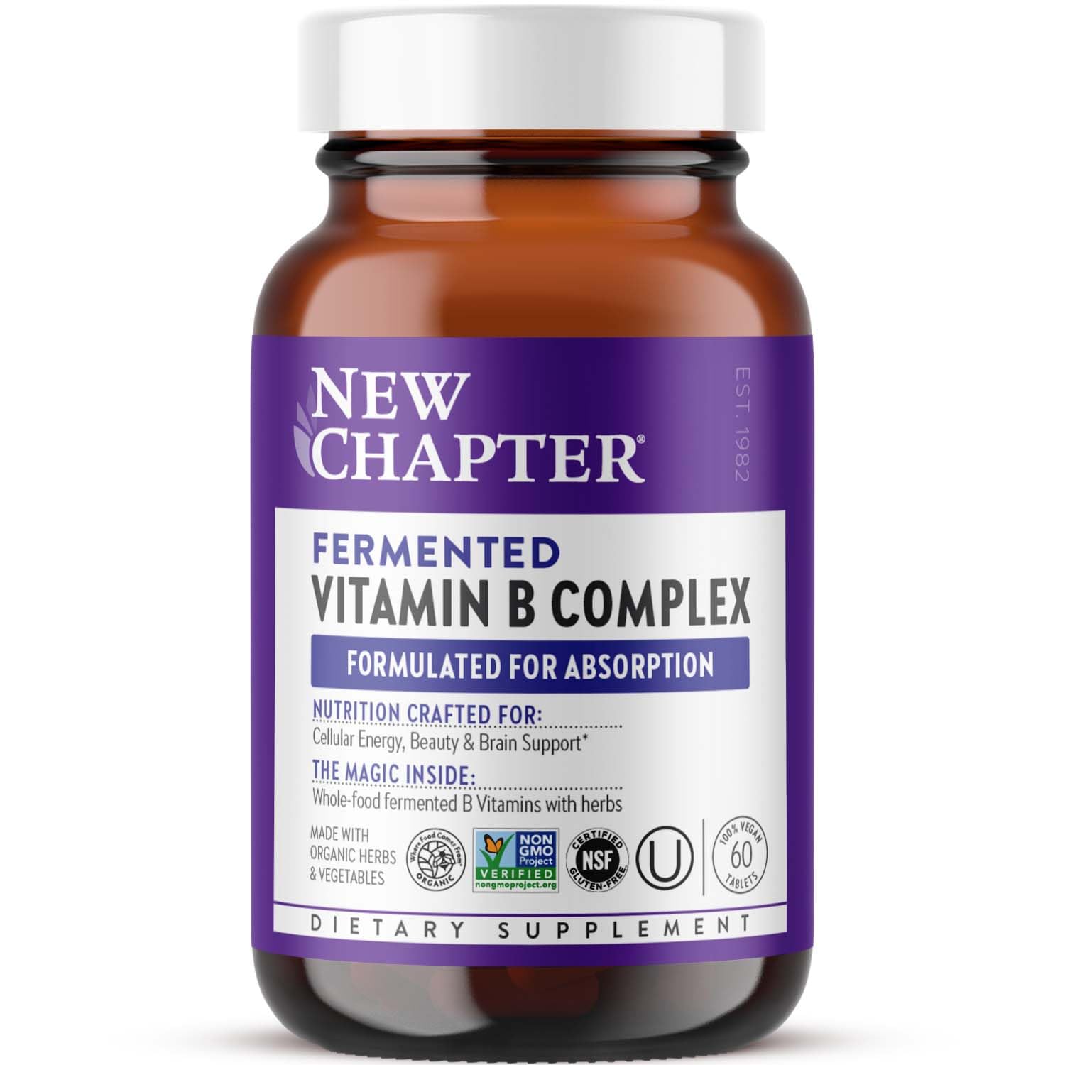 New Chapter B12 Vitamin Complex 198g front view