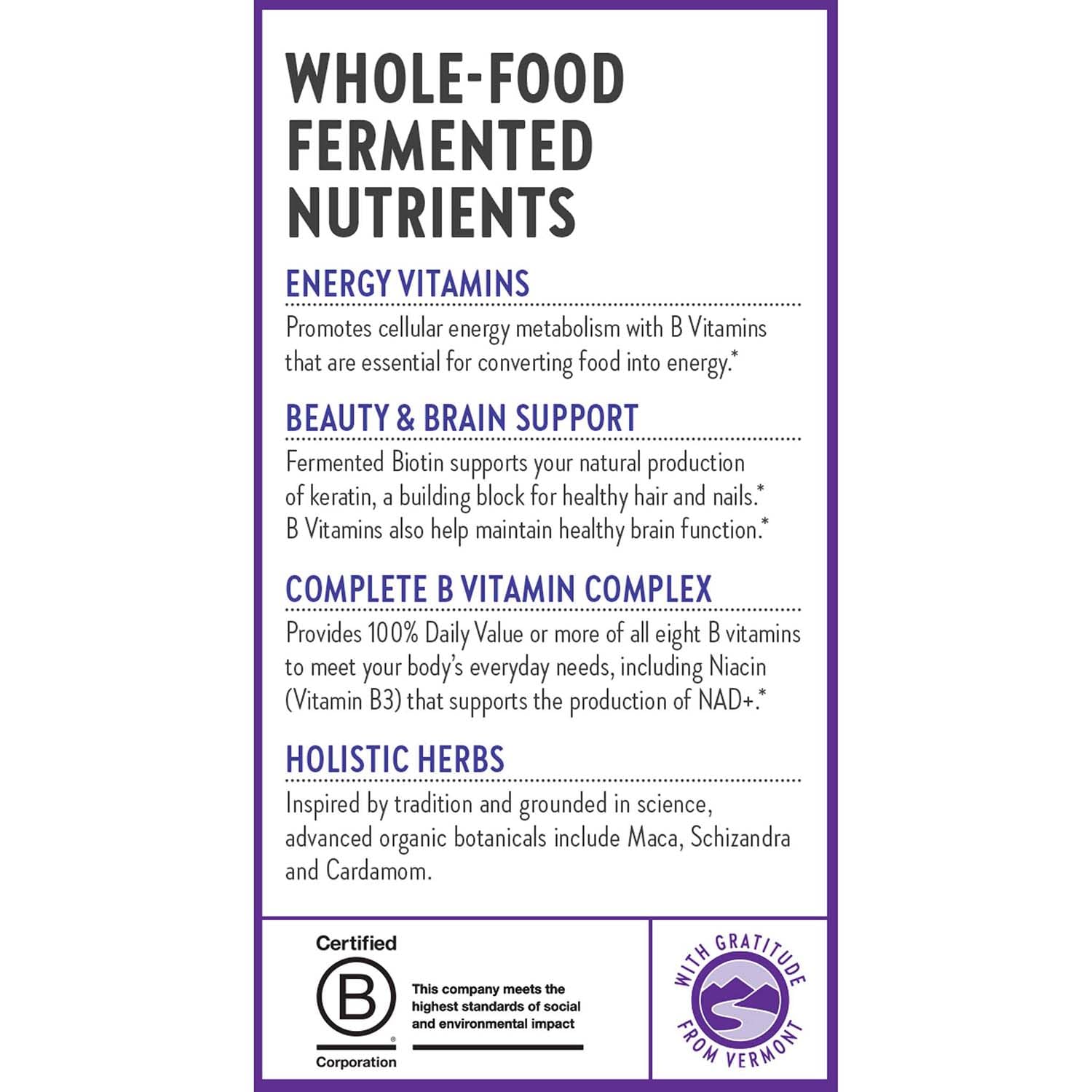 New Chapter B12 Vitamin Complex bottle with measuring spoon
