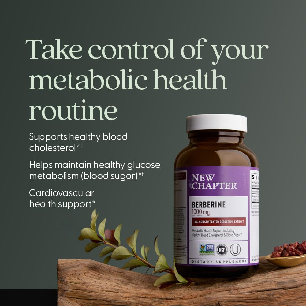 New Chapter Berberine 1000 mg supplement packaging