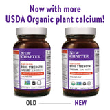 New Chapter Calcium Supplement bottle with label details