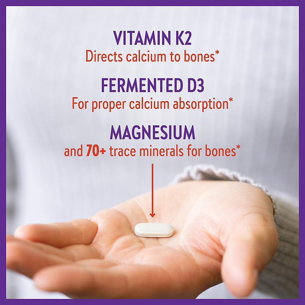 New Chapter Calcium Supplement ingredients list close-up