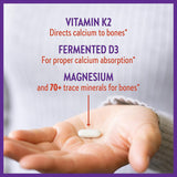 New Chapter Calcium Supplement ingredients list close-up