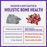 New Chapter Calcium Supplement packaging with organic certification