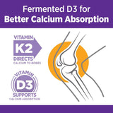 New Chapter Calcium Supplement with natural background