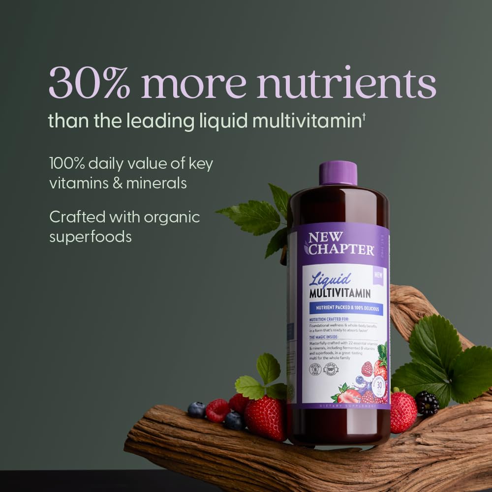 New Chapter Complete Multivitamin Liquid packaging details