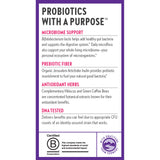 New Chapter Daily Dual Biotic Probiotic Capsules with a glass of water