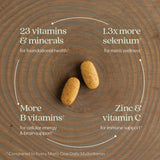 New Chapter Every Man Multivitamin back view with ingredient list