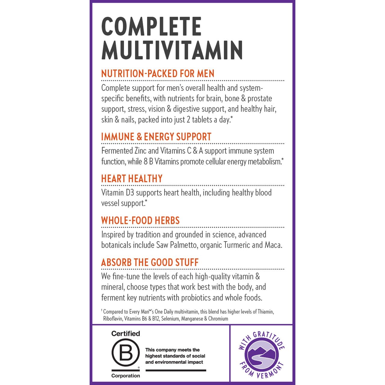 New Chapter Every Man Multivitamin close-up of capsules