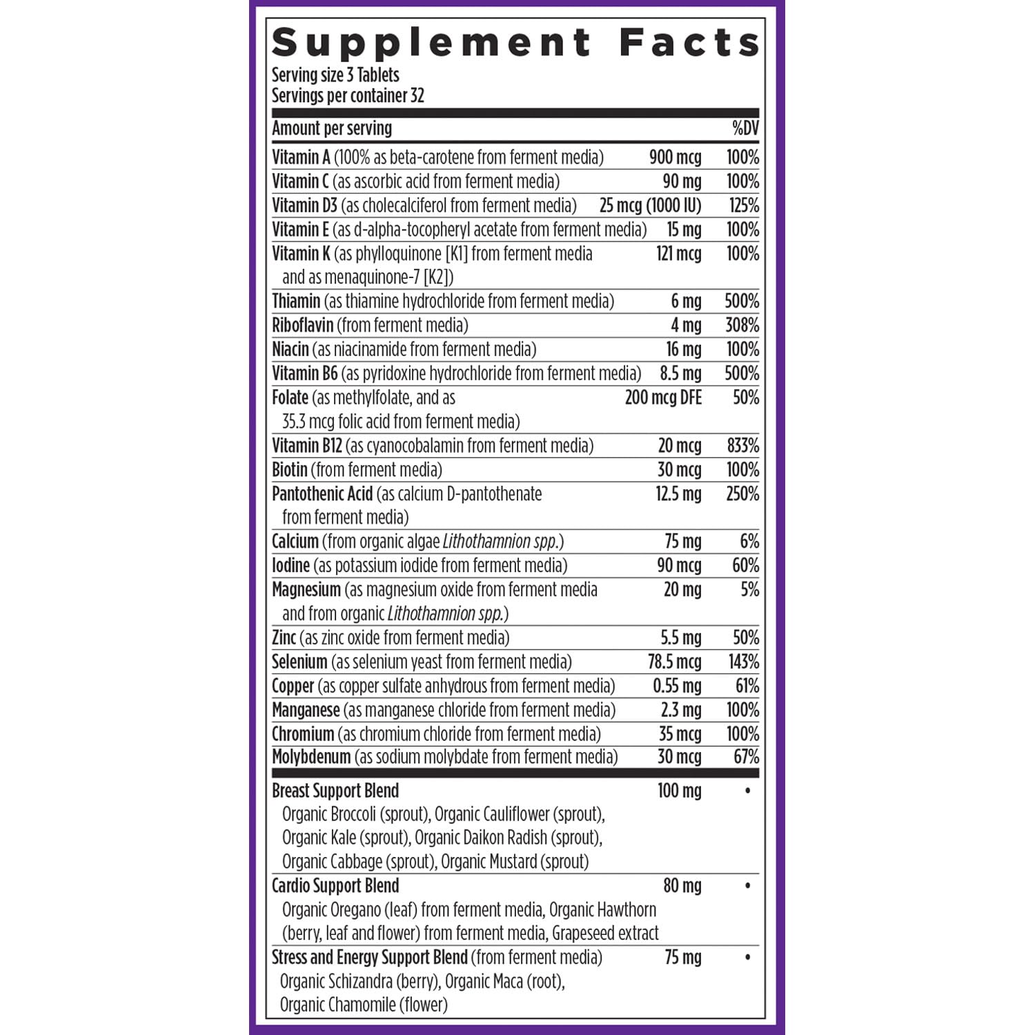 New Chapter Every Woman II multivitamin on a kitchen counter
